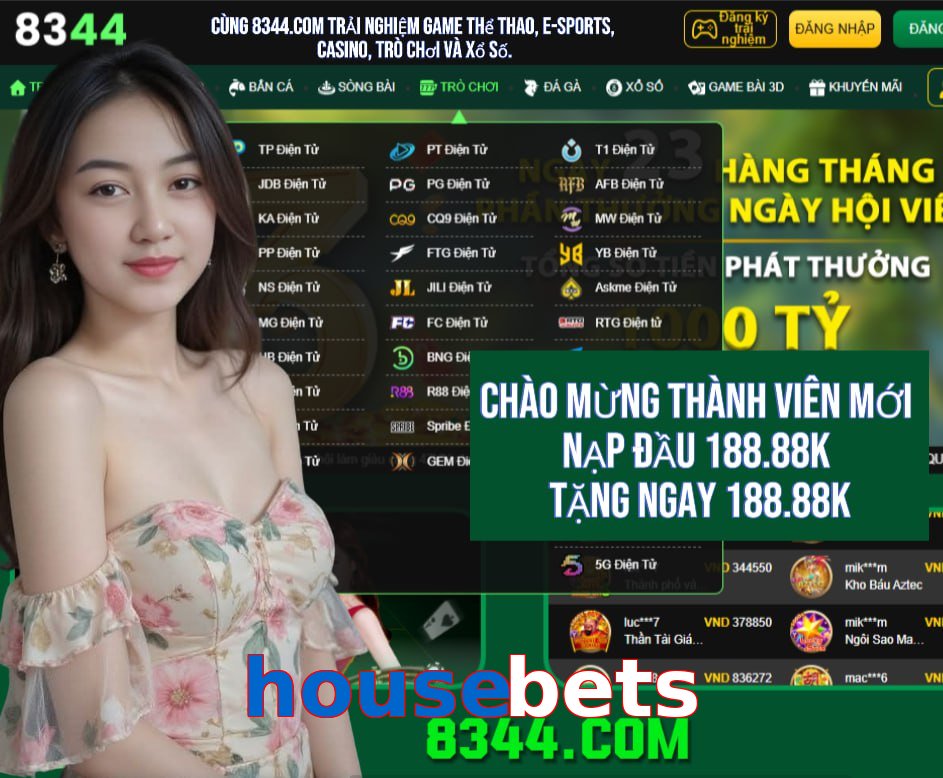 Trò Chơi Bắn Cá Phổ Biến Tại housebets
